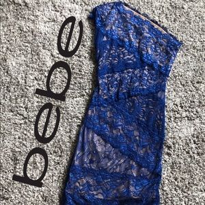 Bebe One Shoulder Dress